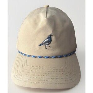 Poncho Quail Hat Made For The Outdoors Snapback Yellow/Tan Rope